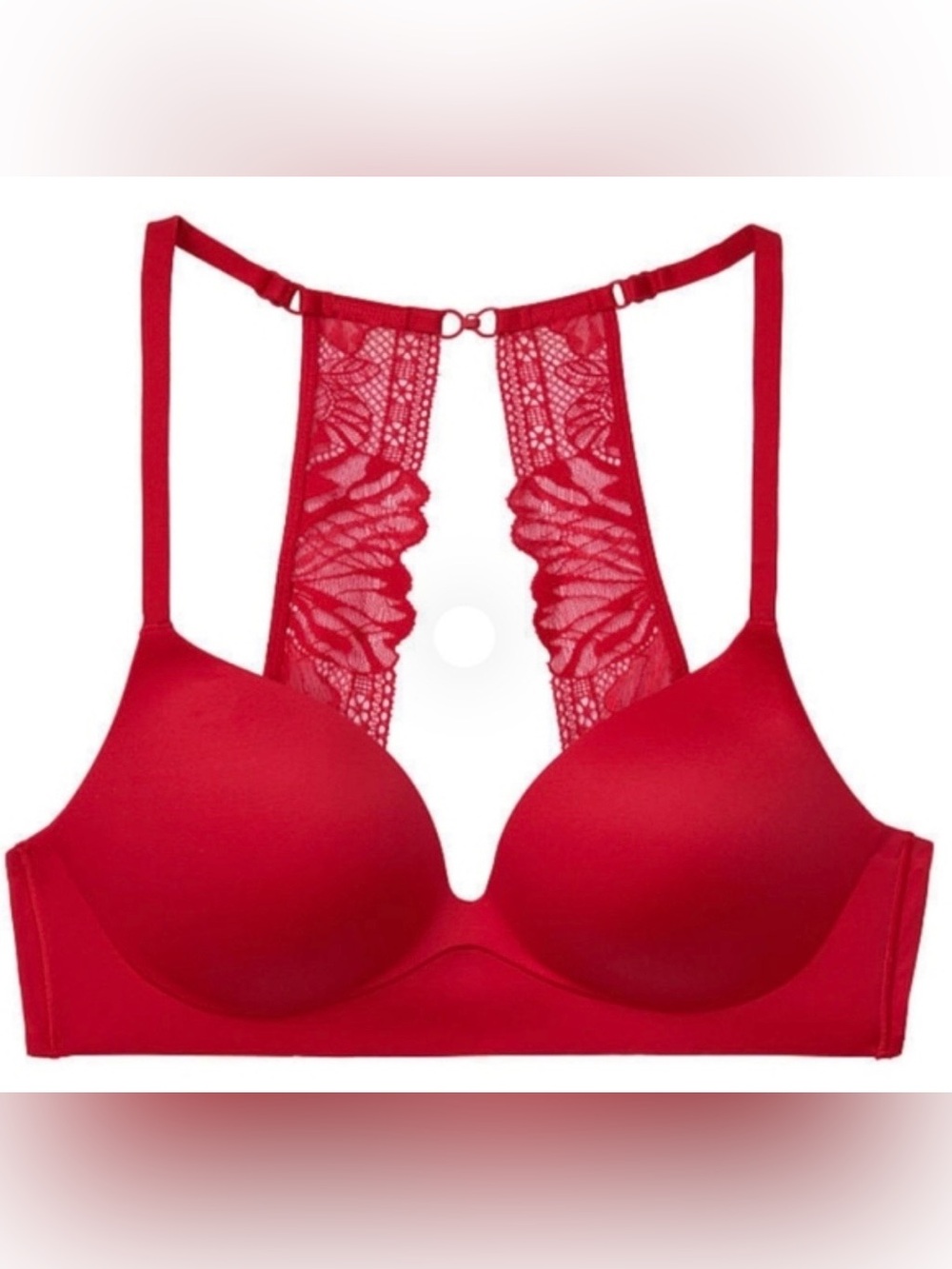 Victoria's Secret Vibrant Red Lace Bra